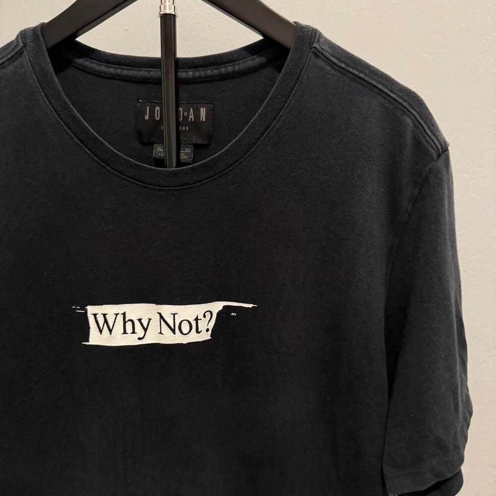 Jordan Westbrook Why Not? Graphic T-Shirt Black Men's XL - Picture 2 of 5